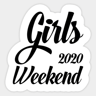 Girls Trip Cute Girls Weekend 2020 Mask Girls Trip 2020 Mask girls weekend trips Sticker